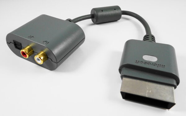 Rca Audio Adapter Kabel Bly Scart til Xbox 360