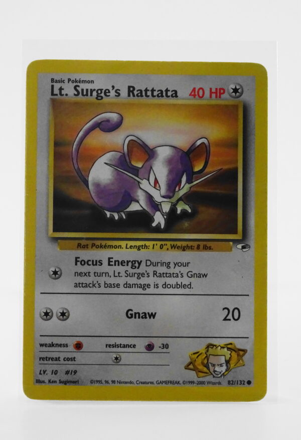 LT. Surge's Rattata 82/132