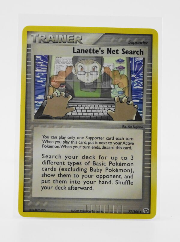 Trainer Lanette's Net Search 77/106