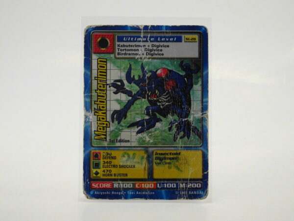 1999 Digimon 1st Edition CCG Card ST-28 MegaKabuterimon