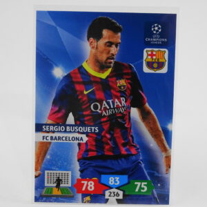 Sergio Busquets - UEFA Champions League XL Adrenalyn 2013-14