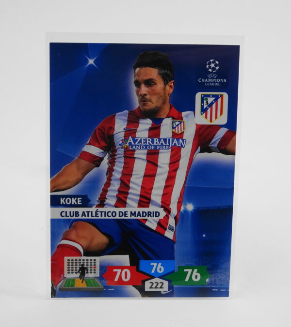 Koke - UEFA Champions League XL Adrenalyn 2013-14