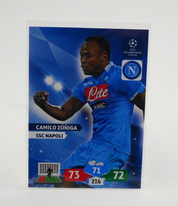 Camilo Zuniga - UEFA Champions League XL Adrenalyn 2013-14