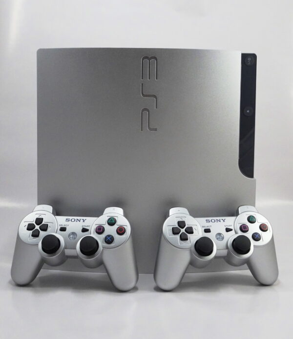 Playstation 3 Slim Silver 320GB M 2 Controller (CECH-3004B)
