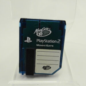 Playstation 2 Memory Card 8MB (Uoriginal) - Magic Gate - Blå