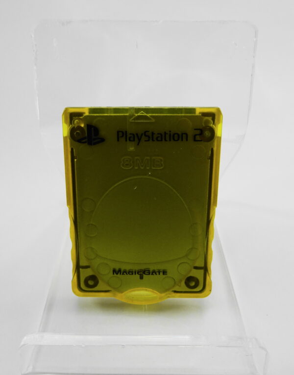 Playstation 2 Memory Card 8MB (Uoriginal) - Magic Gate - Gul